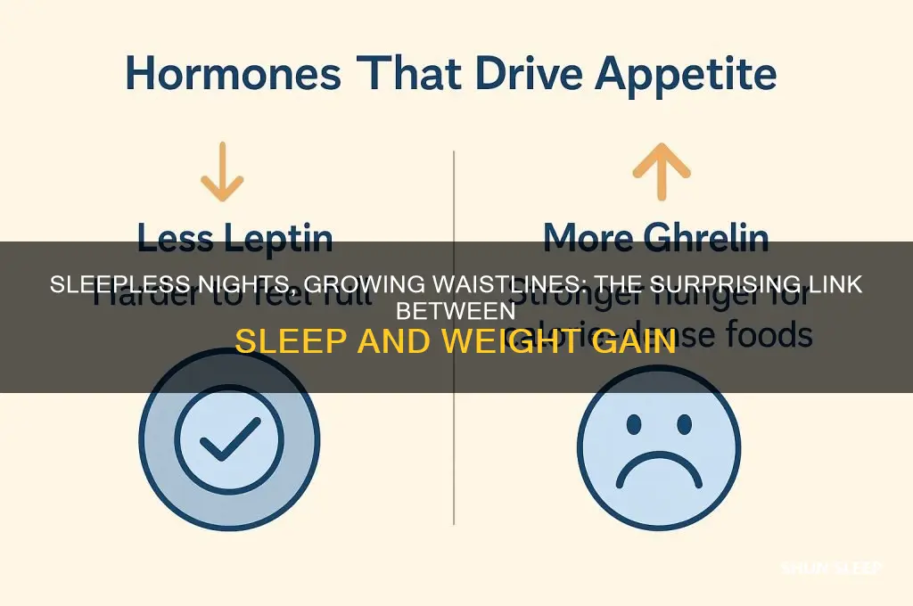 how go you get fat wth no sleep