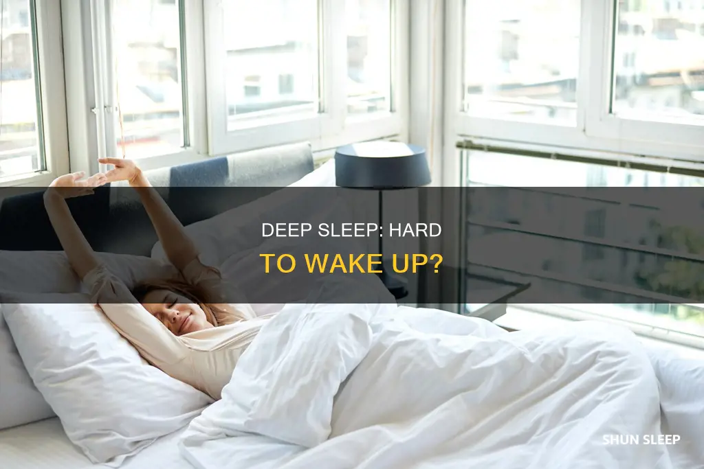 how hard is it to wake someone up fromdeep sleep