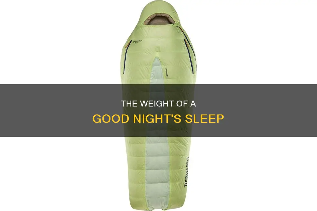 how heavy are sleeping bags