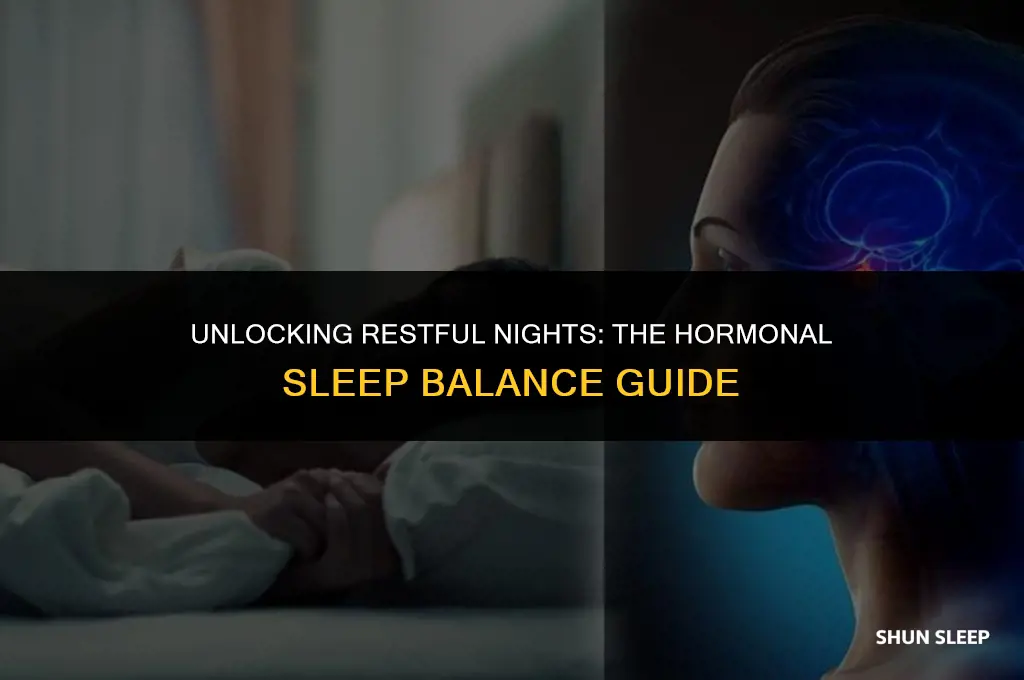 how hours should hormone balance sleep