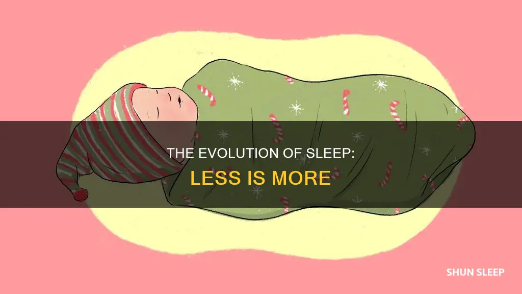 how humans can evolve to need less sleep