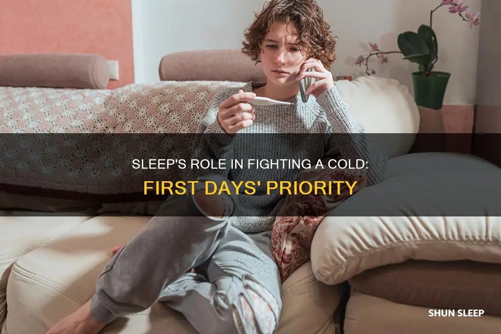 how important is sleeping first days of a cold