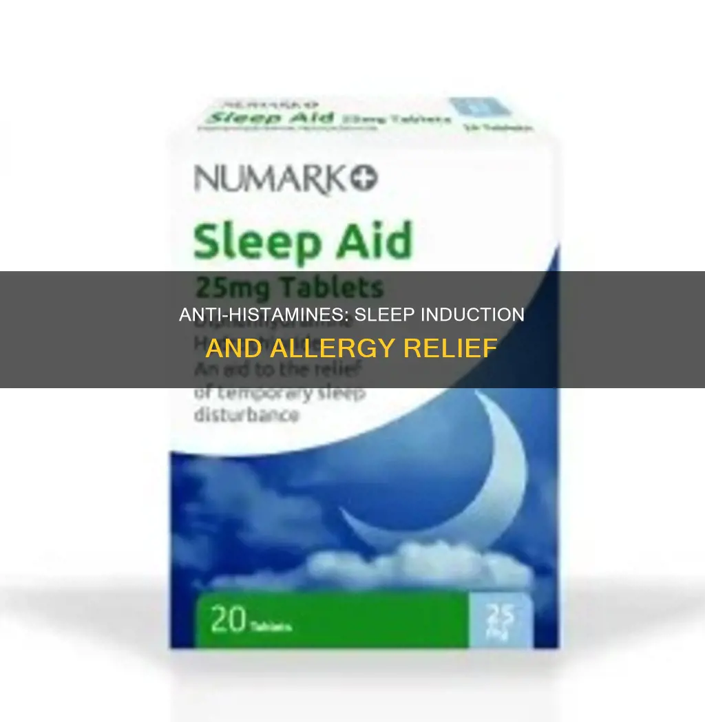 how is anti-histamine used to induce sleep