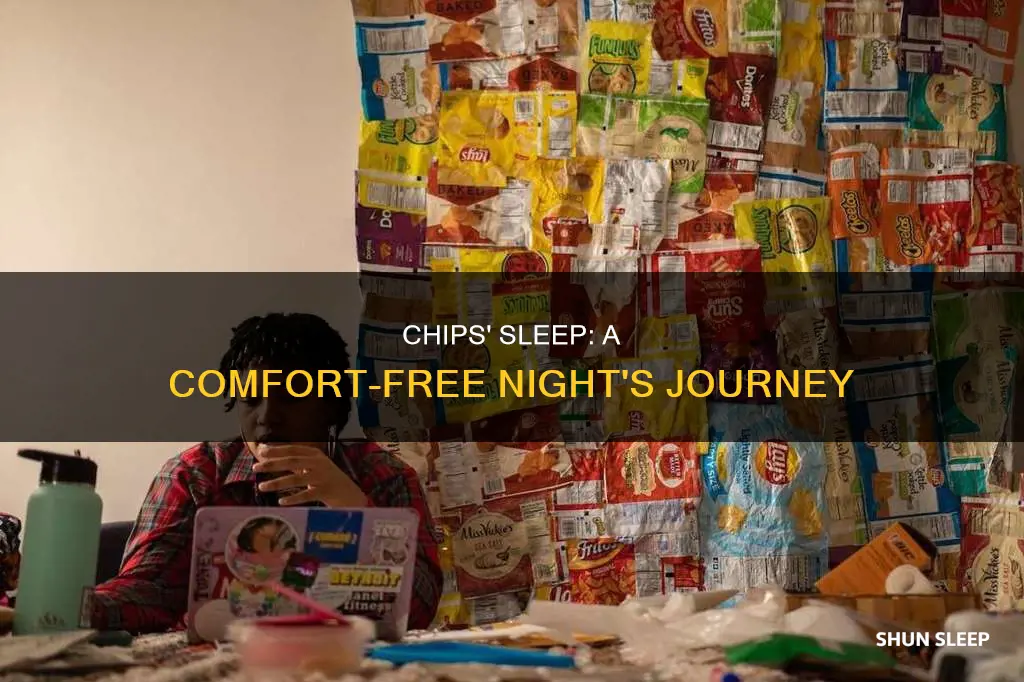 how is chips sleeping without