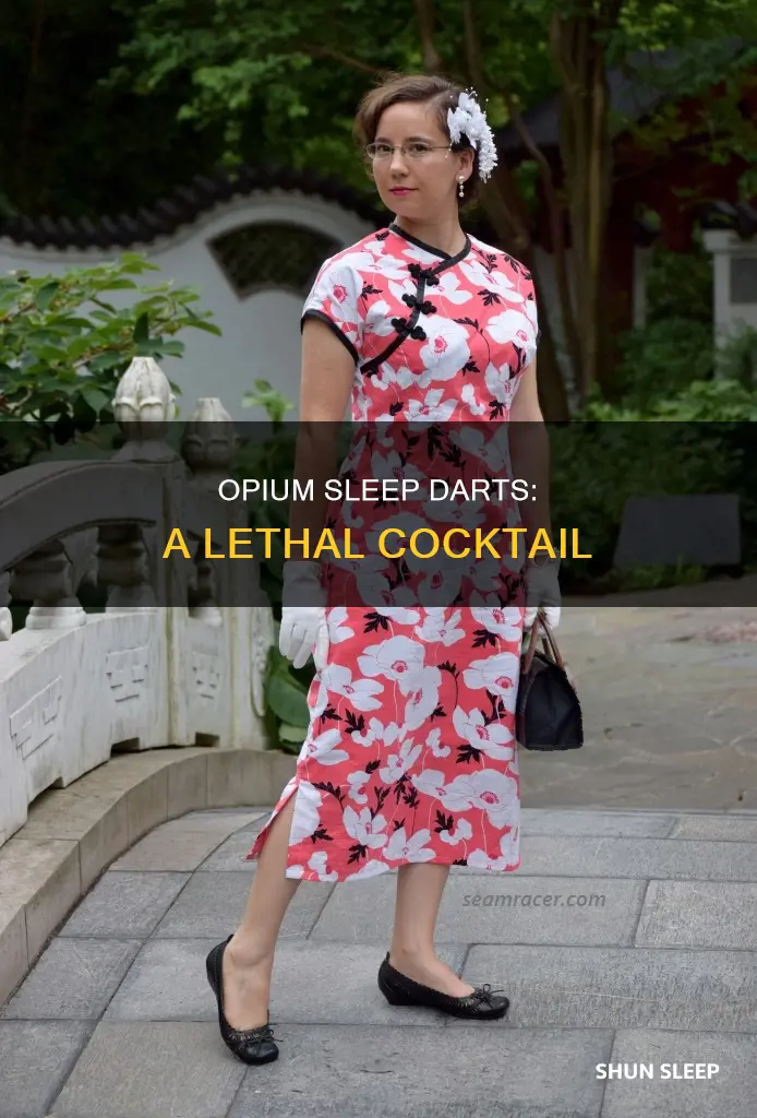 how is opium used as sleep darts