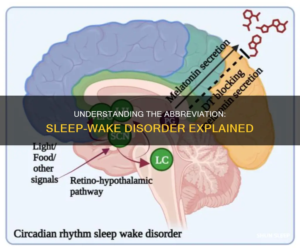 how is sleep-wake disorder abbreviated