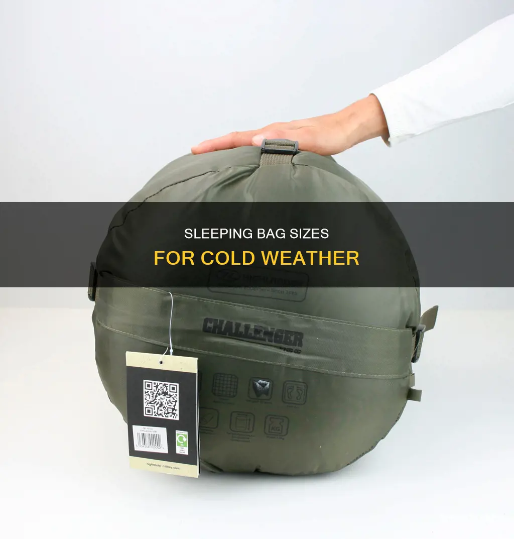 how large is a cold weather sleeping bag