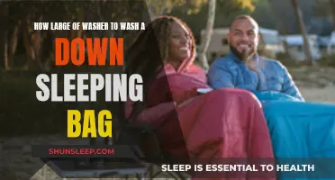 Washing a Down Sleeping Bag: What Size Washer Do You Need?