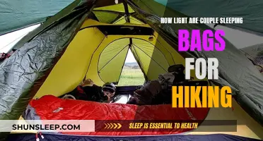 Lightweight Hiking: Couple Sleeping Bags for Comfort