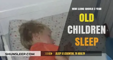 Sleep Guidelines for 3-Year-Olds