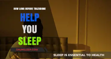Trazodone for Sleep: Timing and Effectiveness Explained