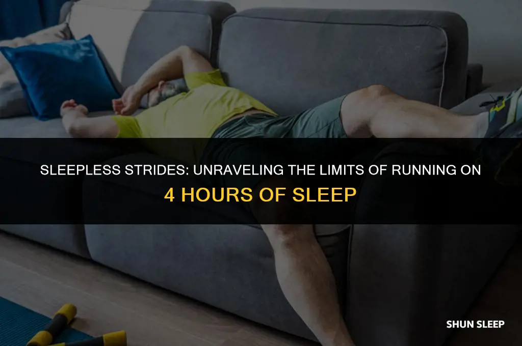 how long can i run on 4 hours sleep