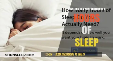 Sleepless Nights: The Surprising Truth About Functioning on Just 2 Hours of Rest