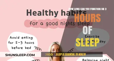 Sleepless Nights: The Surprising Truth About Functioning on Just 3 Hours of Rest