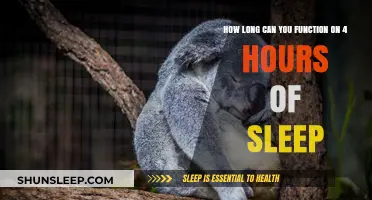 Sleepless Nights: The Surprising Truth About Functioning on Just 4 Hours of Rest
