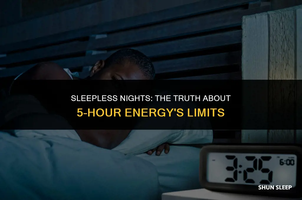 how long can you go without sleep 5 hour energy