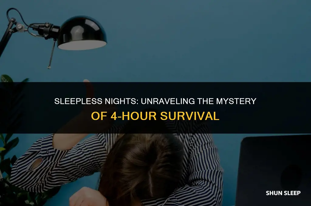 how long can you survive on 4 hours sleep