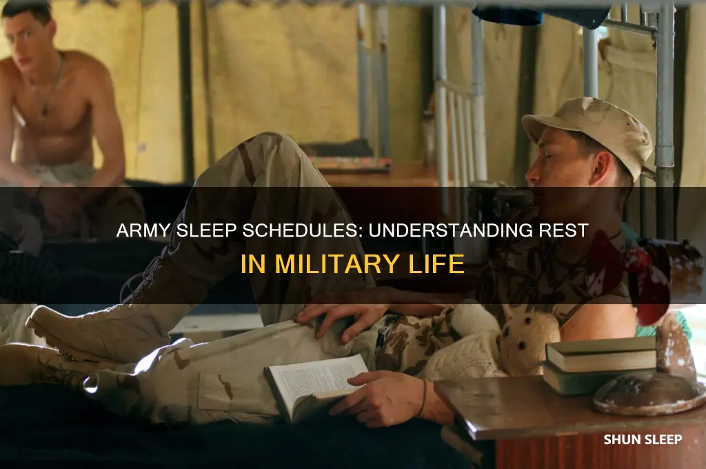 how long do you get to sleep in the army