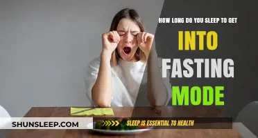 Unlocking Fasting Mode: Optimal Sleep Duration for Effective Results