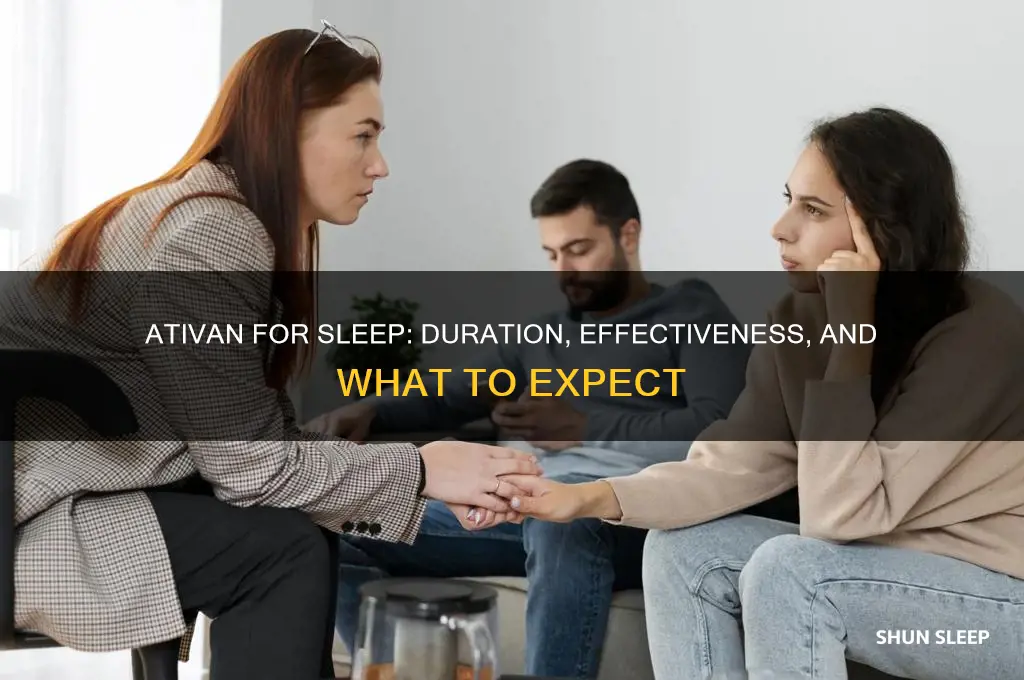 how long does ativan help you sleep