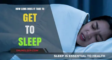How Long Does It Take to Get to Sleep?