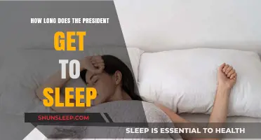 Presidential Sleep Patterns: Unveiling the Commander-in-Chief's Rest Duration