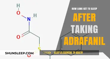 Adrafinil and Sleep: Understanding the Time It Takes to Fall Asleep