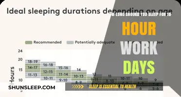 Optimal Rest for a Productive Day: Sleep Duration for 10-Hour Workdays