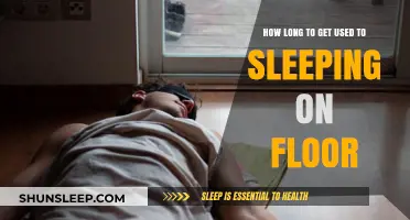 Adapting to Floor Sleeping: How Long Does It Take?