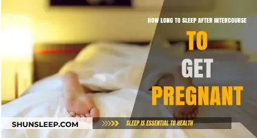 Maximizing Fertility: Optimal Sleep Duration After Intercourse for Conception