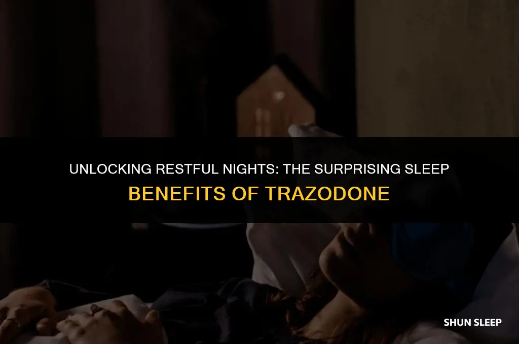 how maany hours of sleep on trazodone