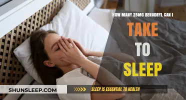 Benadryl for Sleep: Safe Dosage?