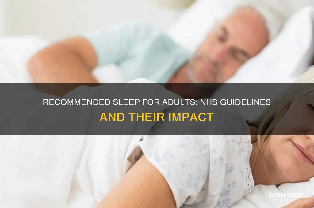 how many adults get recommeneded sleep nhs