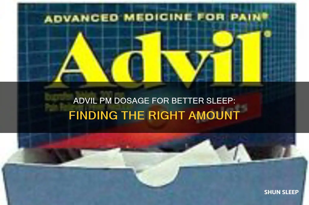 how many advil pm to help sleep