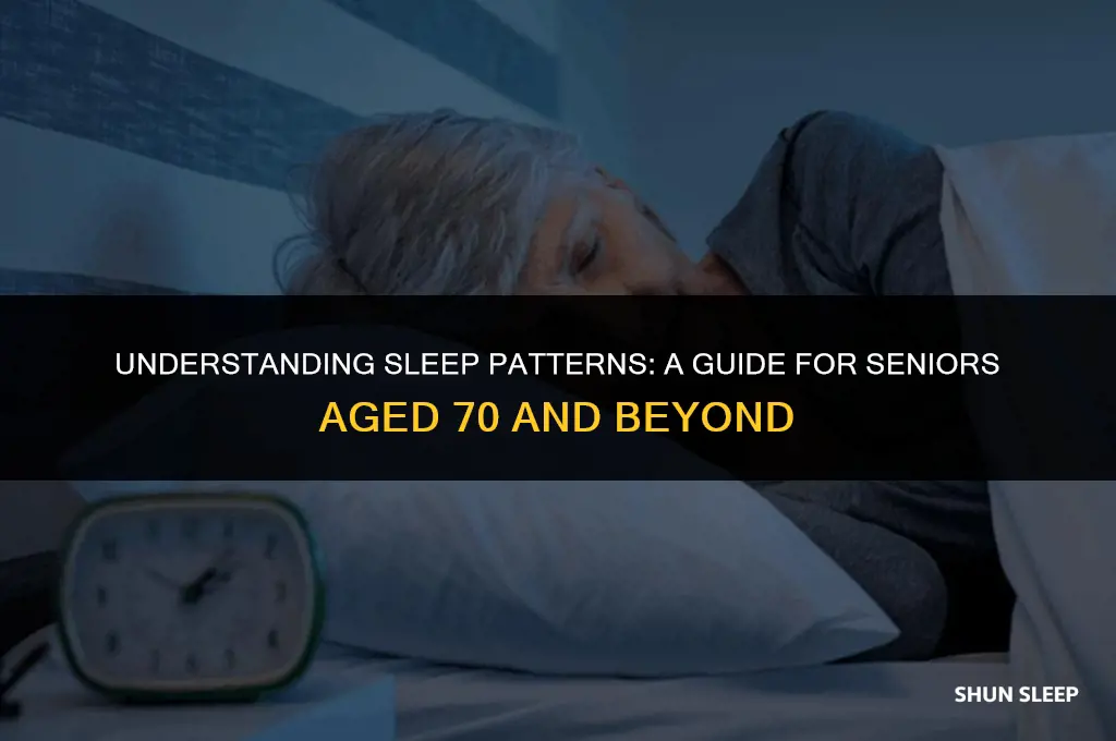 how many average hours do ppl 70 yr old sleep