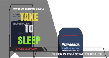 Benadryl for Sleep: Dosage Recommendations