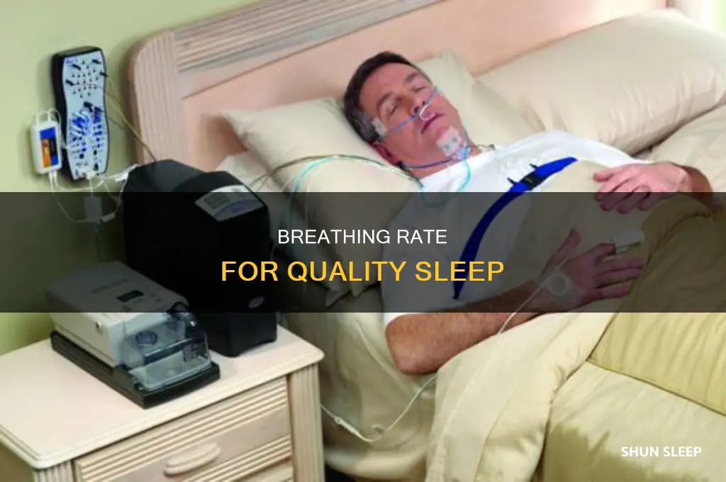 how many breaths per minute should you take while sleeping