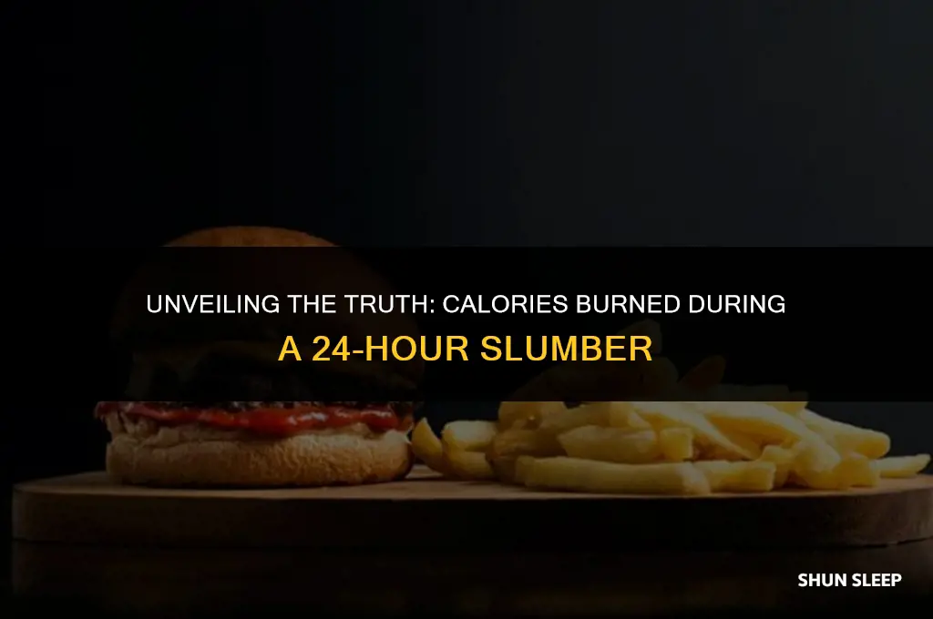 how many calories do you burn sleeping for 24 hours