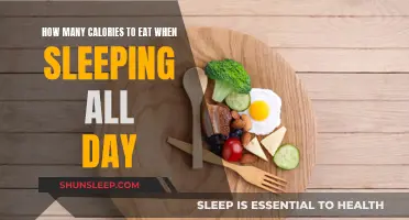 Caloric Intake for a Full Day's Sleep