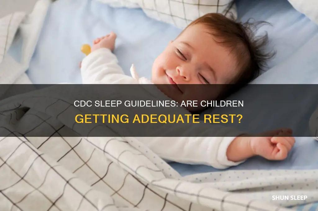 how many children get enough sleep center for disease control