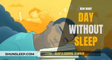 The Dangers of Sleep Deprivation: Days Without Sleep