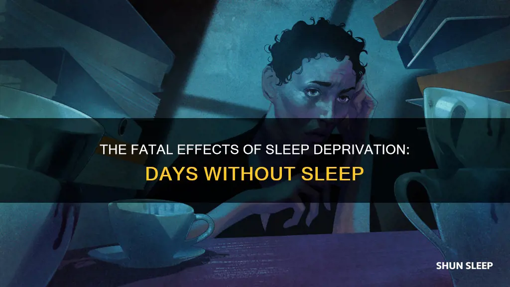 how many days can you die without sleep