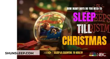 Sleep Days Till Christmas: How Many Needed?