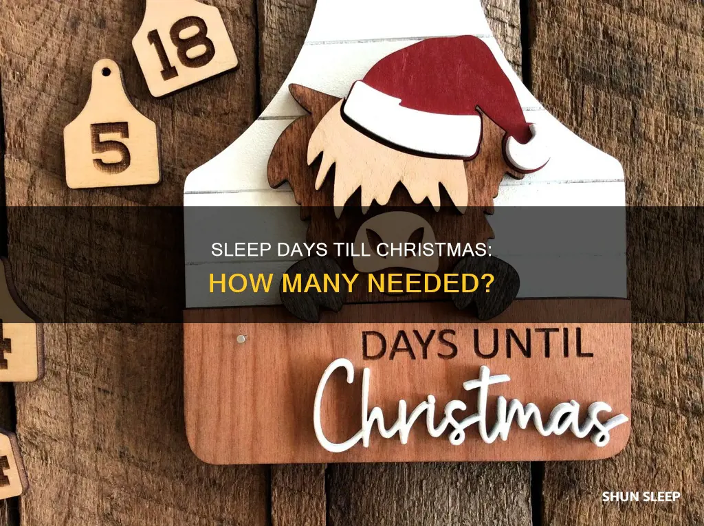 how many days do you need to sleep till christmas