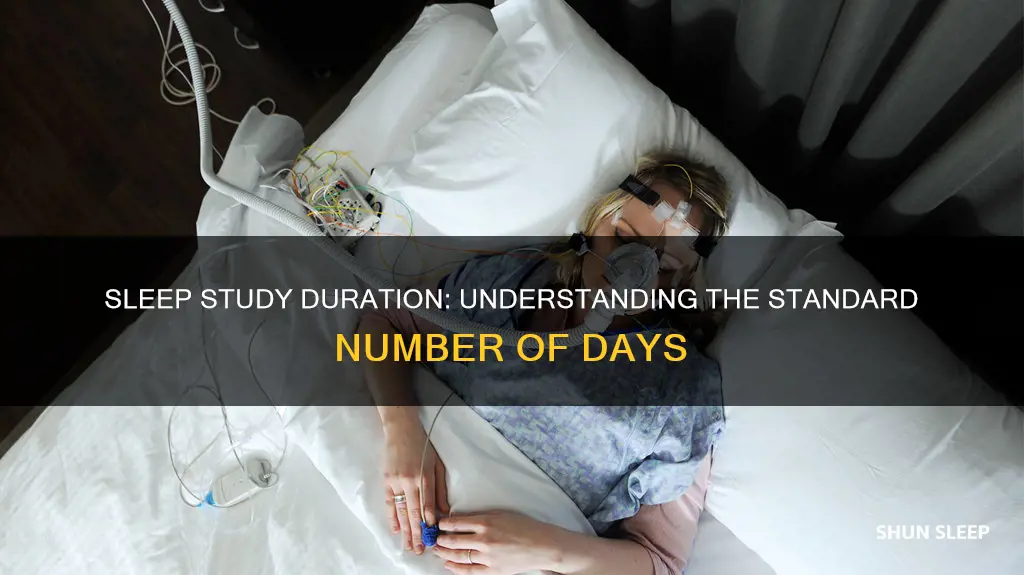 how many days is a sleep study