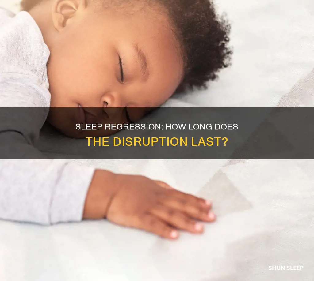how many days sleep regression last