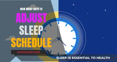 Adjusting Sleep Schedules: Days Needed for Better Sleep