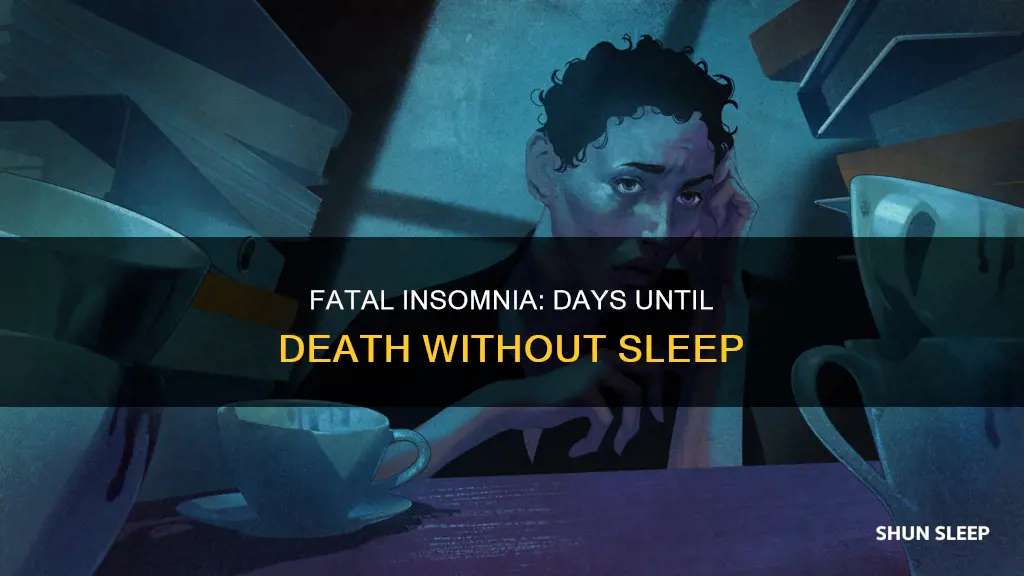 how many days to die form lack of sleep