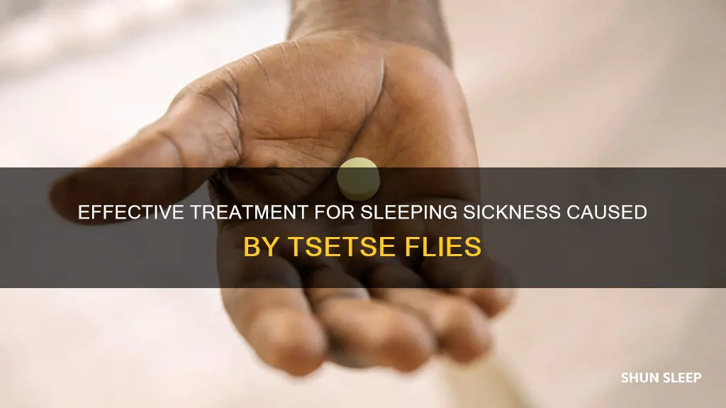 how many days tsetse fly sleeping sickness treatment