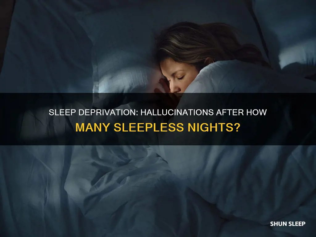 how many days without sleep before hallucinating